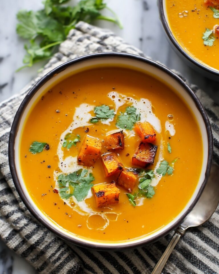 Spicy Butternut Squash and Sweet Potato Soup Recipe