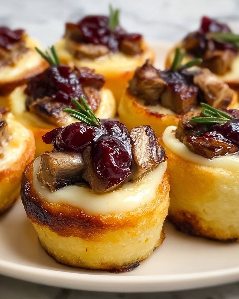 Cranberry Brie Bites Recipe - Recipe Image