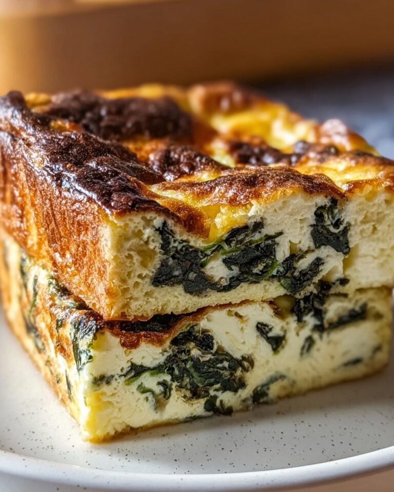 Easy Spinach Feta Baked Omelets Recipe