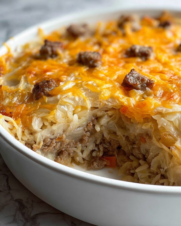 Cabbage Beef Bake Recipe