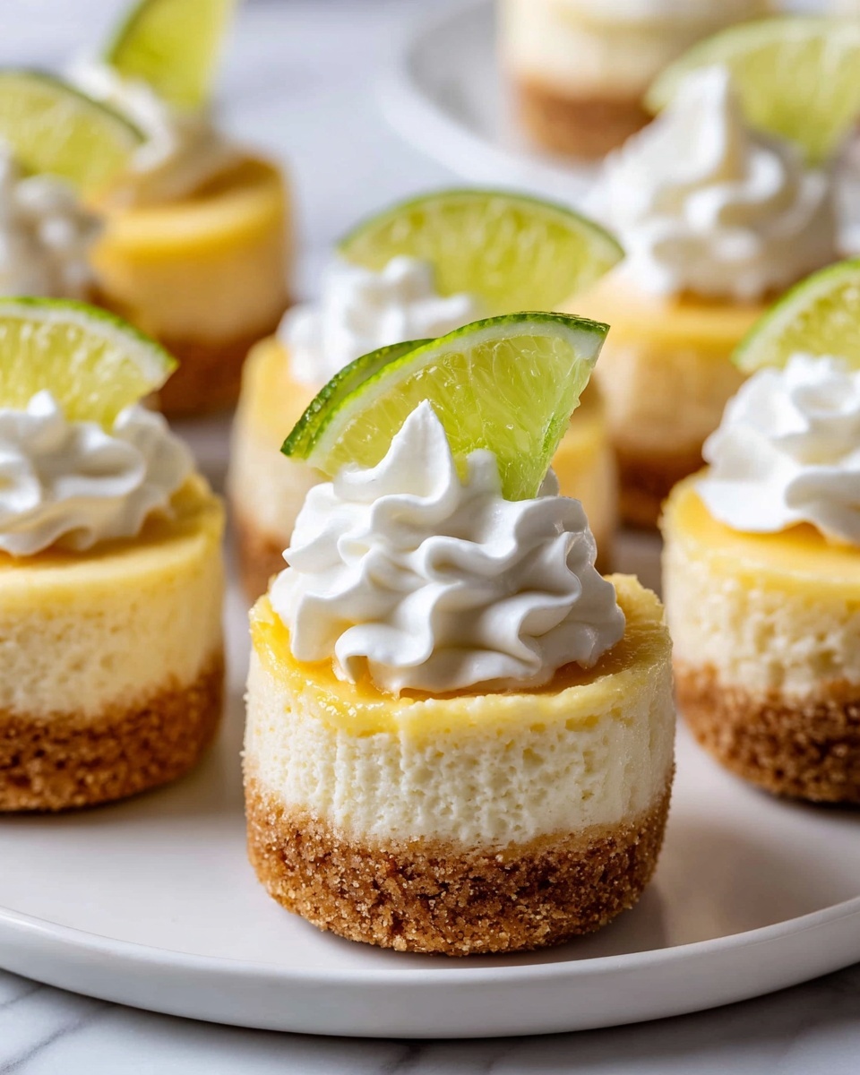 Mini Margarita Cheesecakes Recipe - Recipe Image