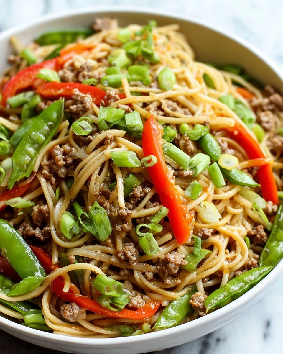 Ground Beef Lo Mein Recipe - Recipe Image