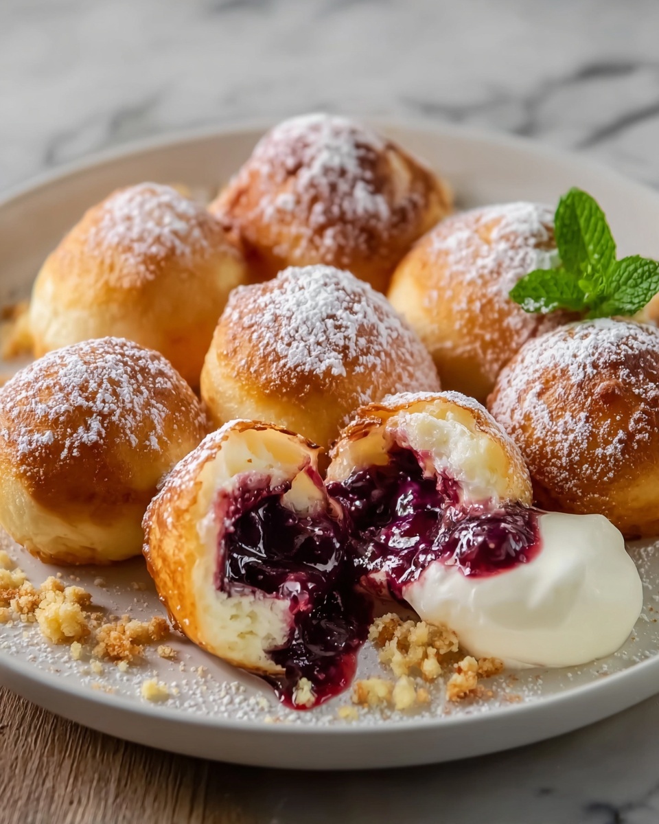 Plum Dumplings with Ricotta Recipe - Recipe Image