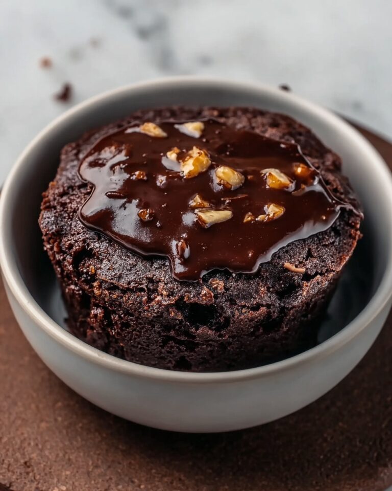 Flourless Chocolate Mug Brownie Recipe