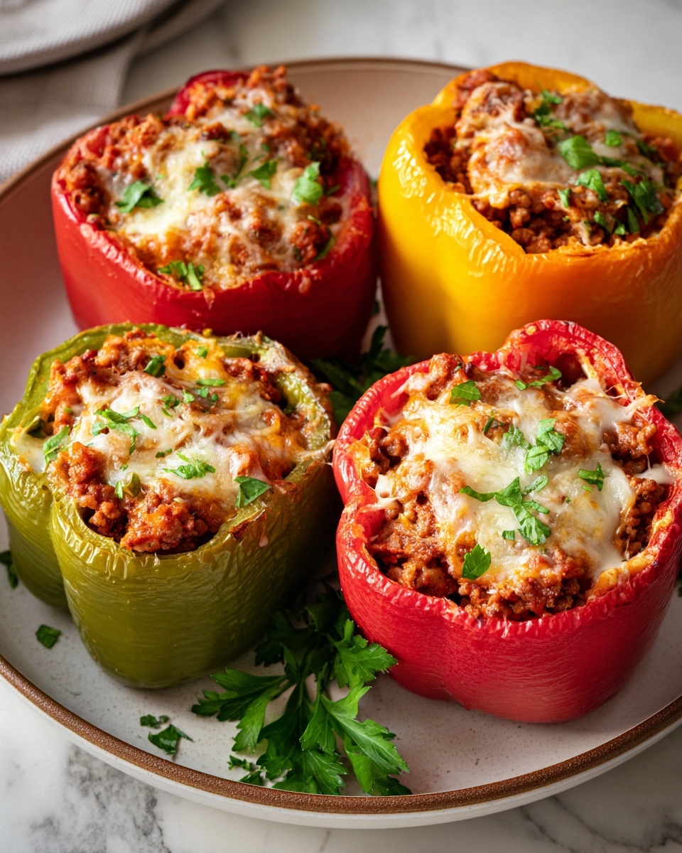 Classic Stuffed Bell Peppers Recipe - Recipe Image