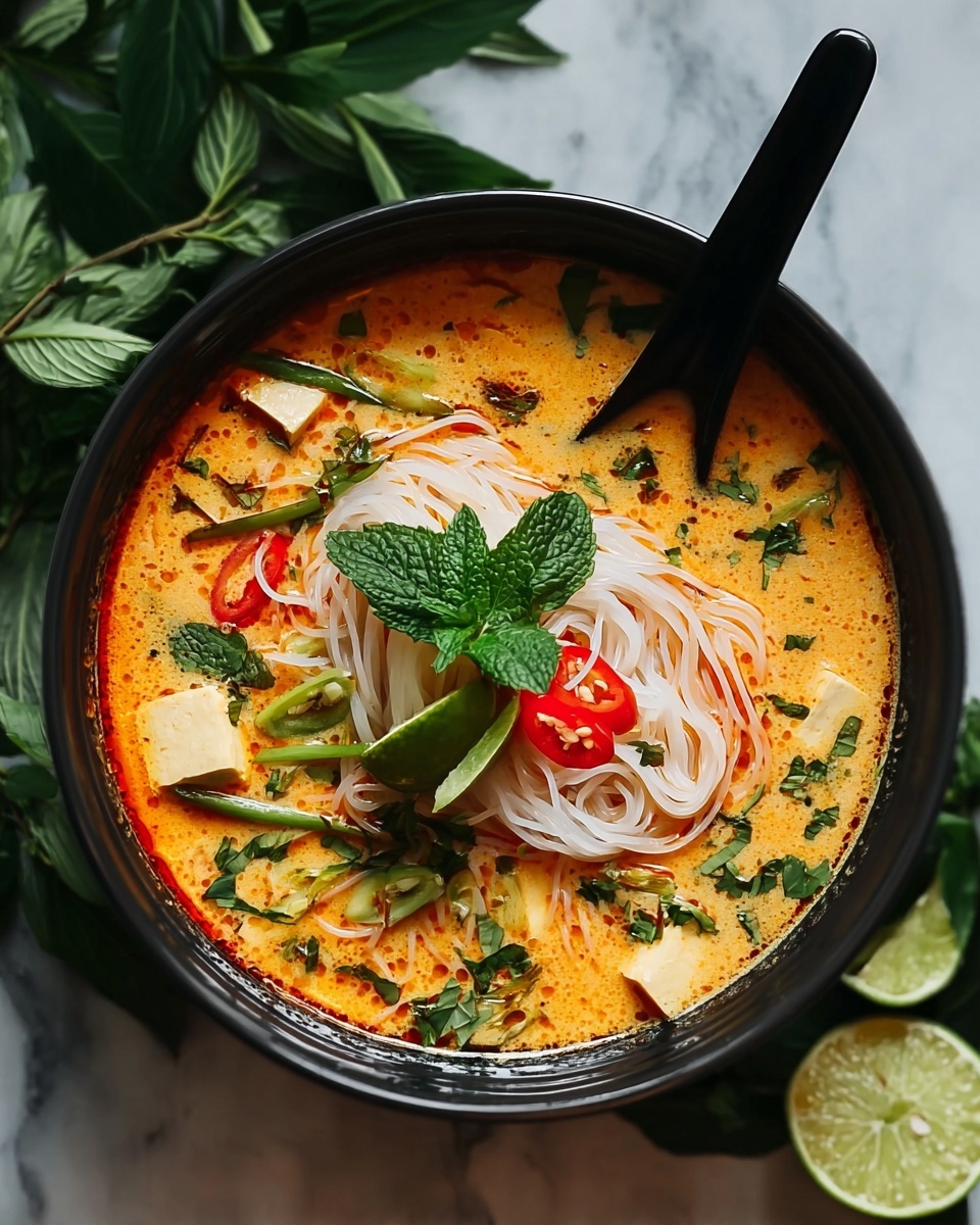 Thai Red Curry Noodle Soup Recipe - Recipe Image