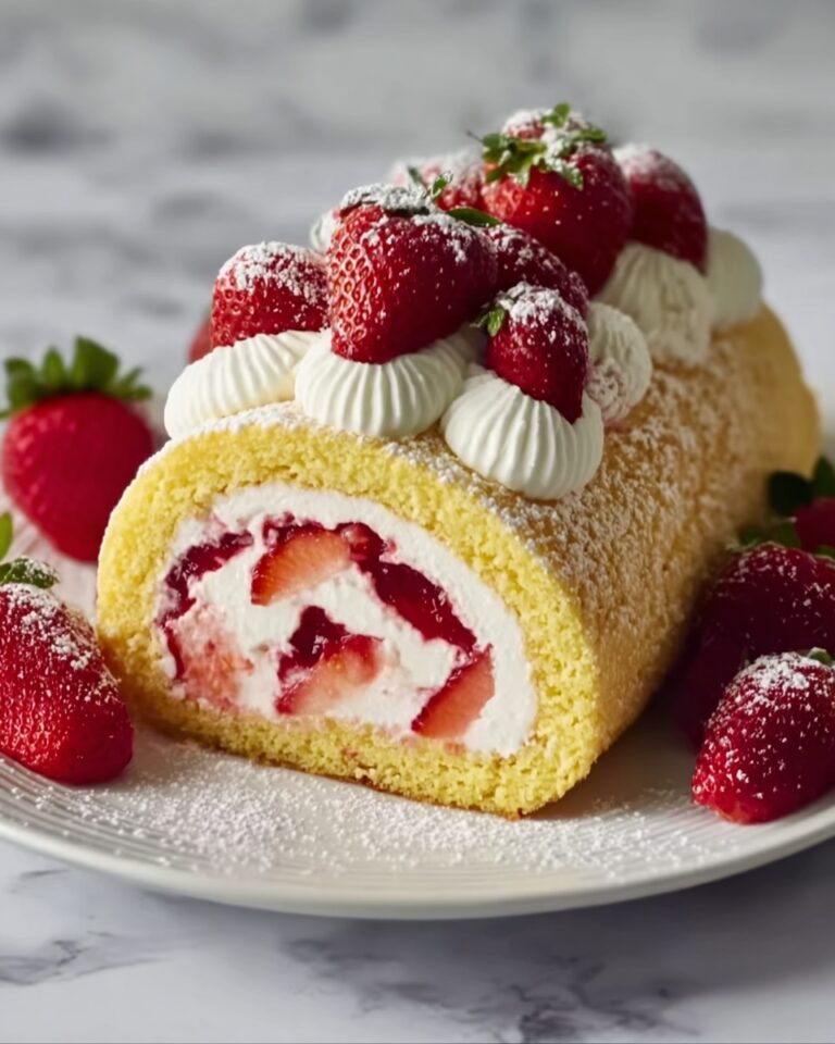 Easy Strawberry Cake Roll Recipe