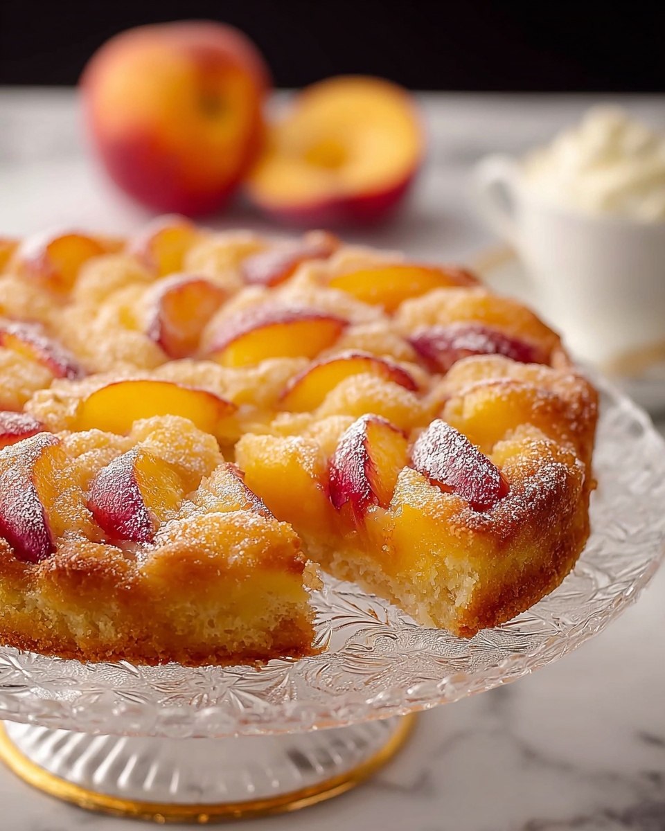 The Ultimate Peach Cake Recipe for Sweet, Juicy Bliss Recipe - Recipe Image