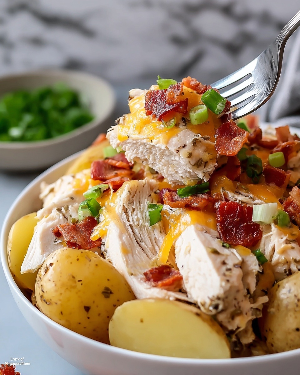 Loaded Potato Ranch Chicken Casserole Recipe - Recipe Image