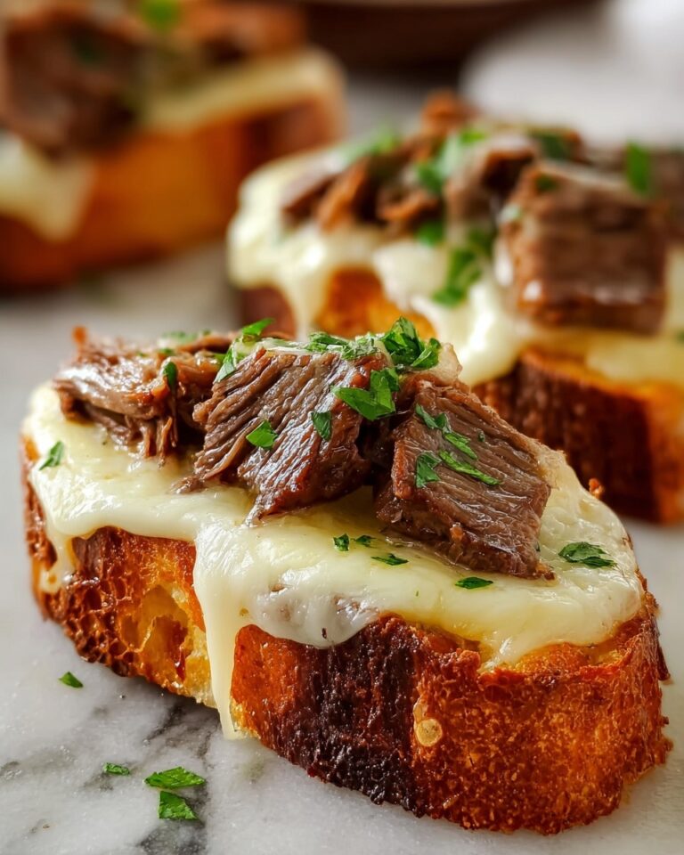 Steak Garlic Cheese Bread Recipe