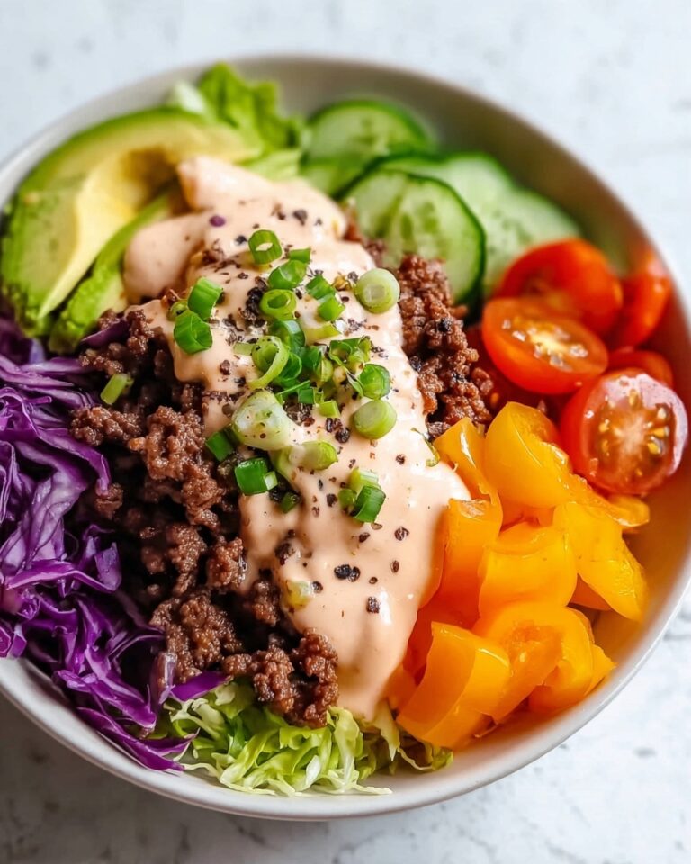Healthy Burger in a Bowl Recipe