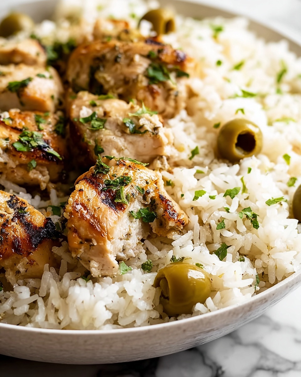 Instant Pot Greek Chicken and Rice Recipe - Recipe Image
