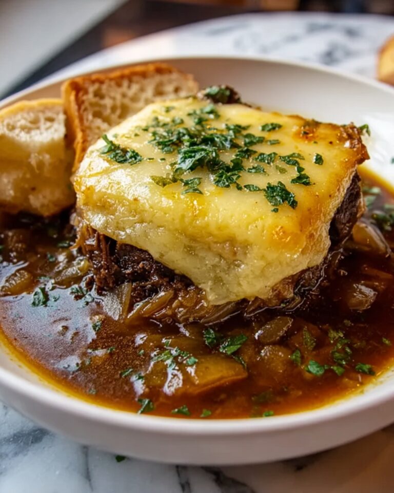 French Onion Beef Short Rib Soup Recipe