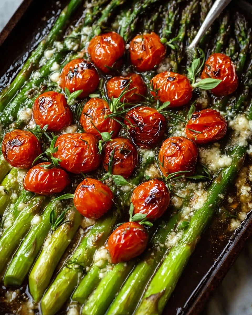 Balsamic Tomato and Parmesan Asparagus Delight Recipe - Recipe Image