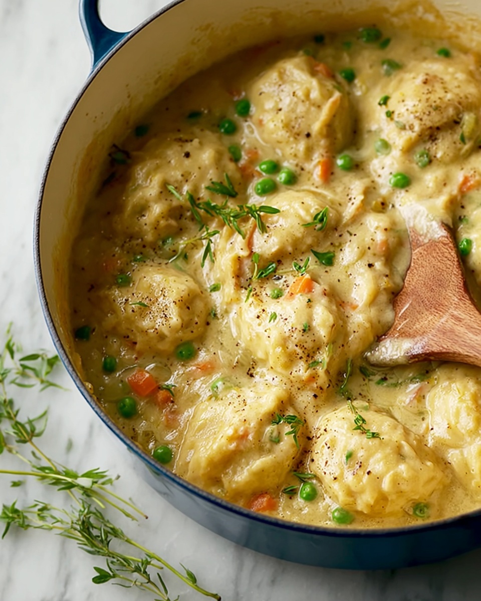 The Best Chicken and Dumplings Recipe with Homemade Fluffy Dumplings Recipe - Recipe Image