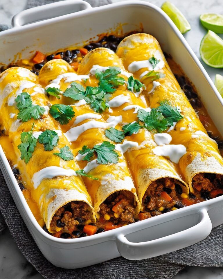 Veggie and Black Bean Enchiladas Recipe