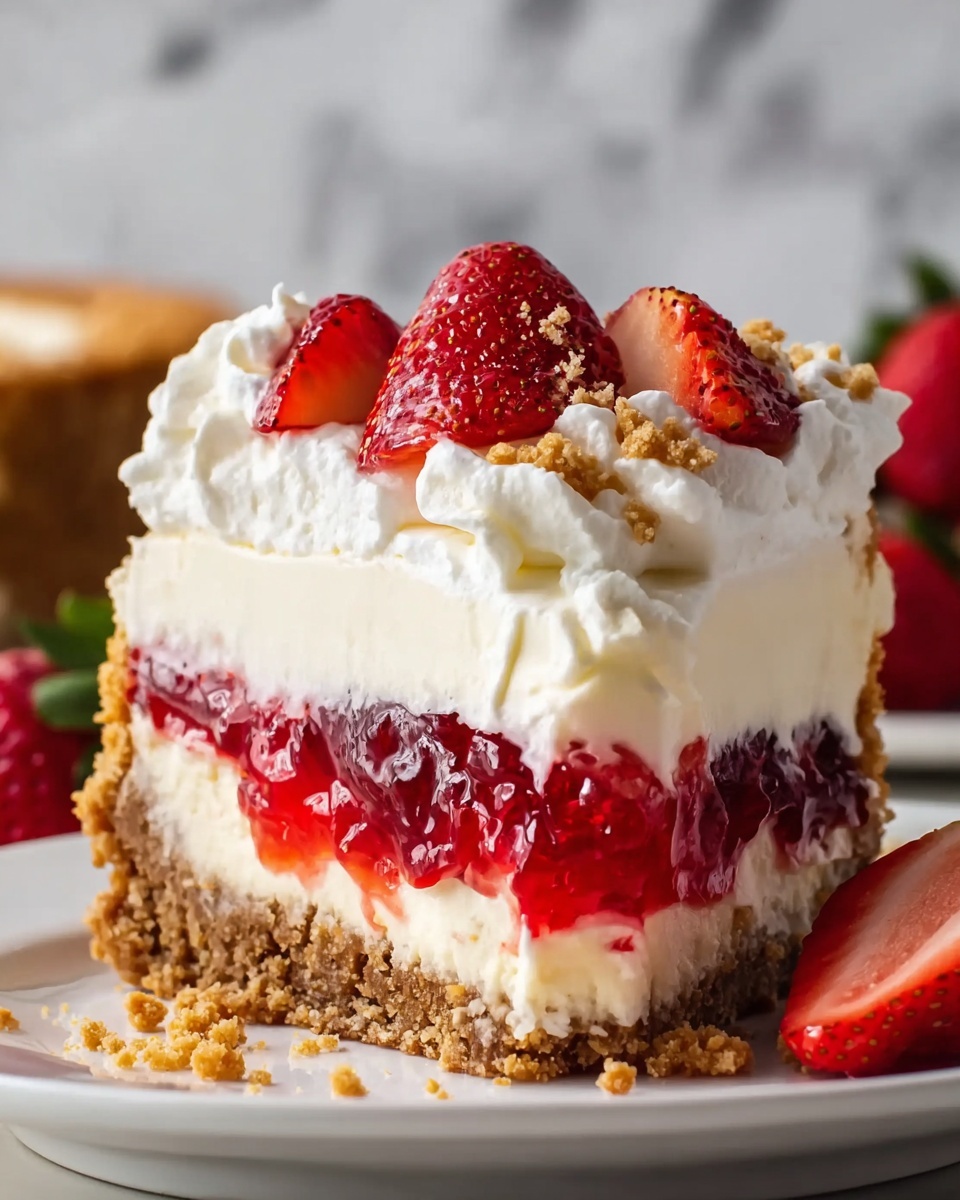 Strawberry Shortcake Cheesecake Recipe - Recipe Image