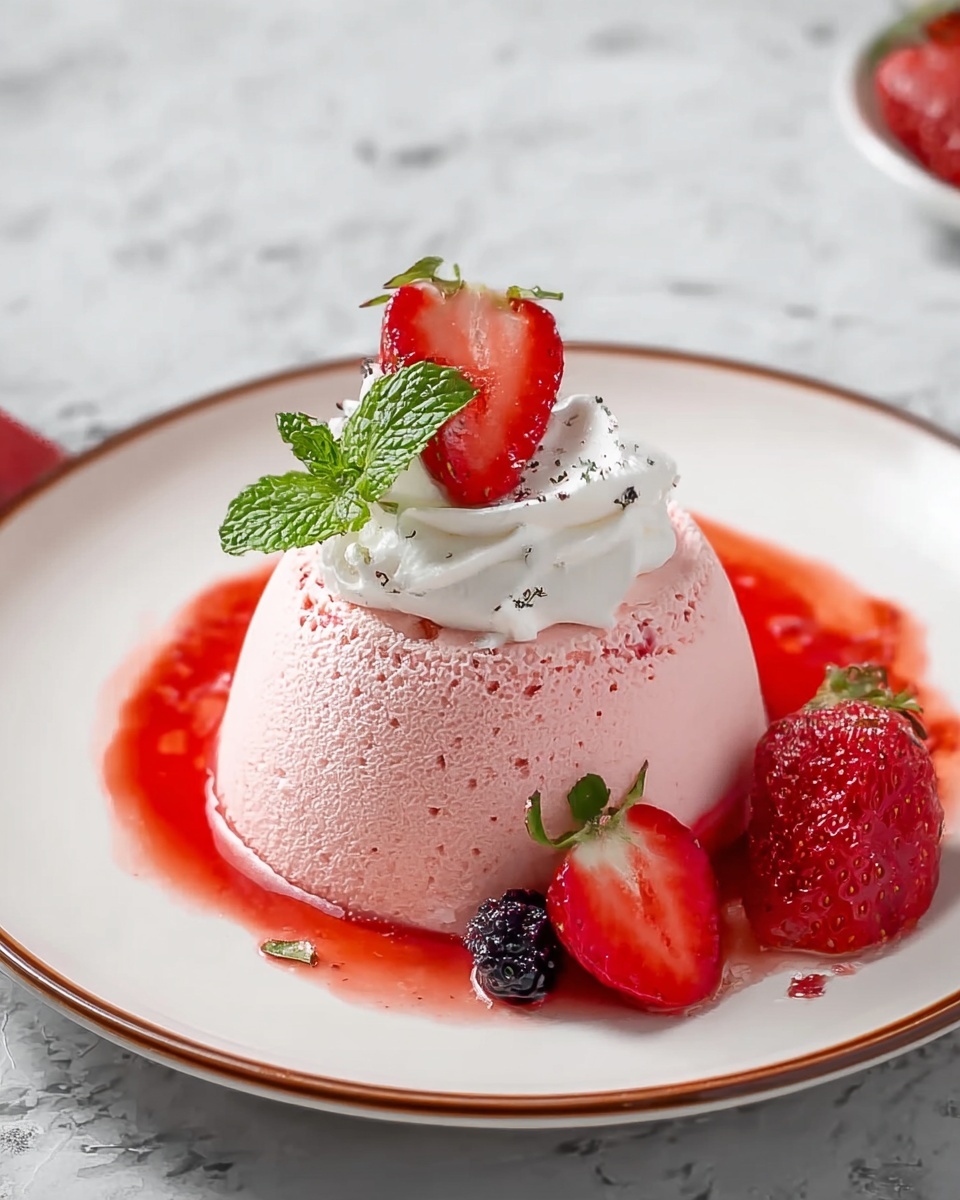 Strawberry Jello Fluff Recipe - Recipe Image