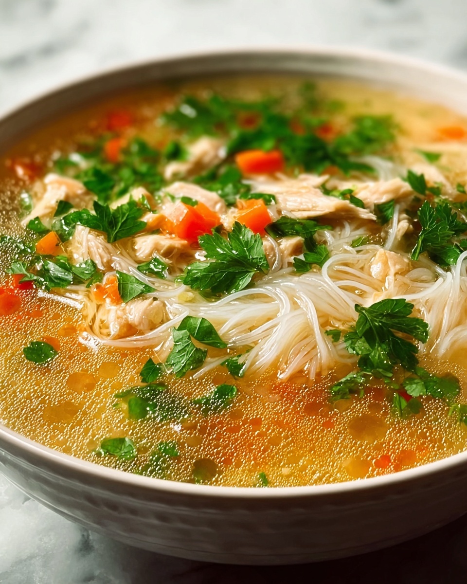 Easy Chicken Vermicelli Soup That Warms the Soul in Just 30 Minutes Recipe - Recipe Image