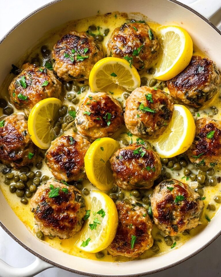 Chicken Piccata Meatballs Recipe