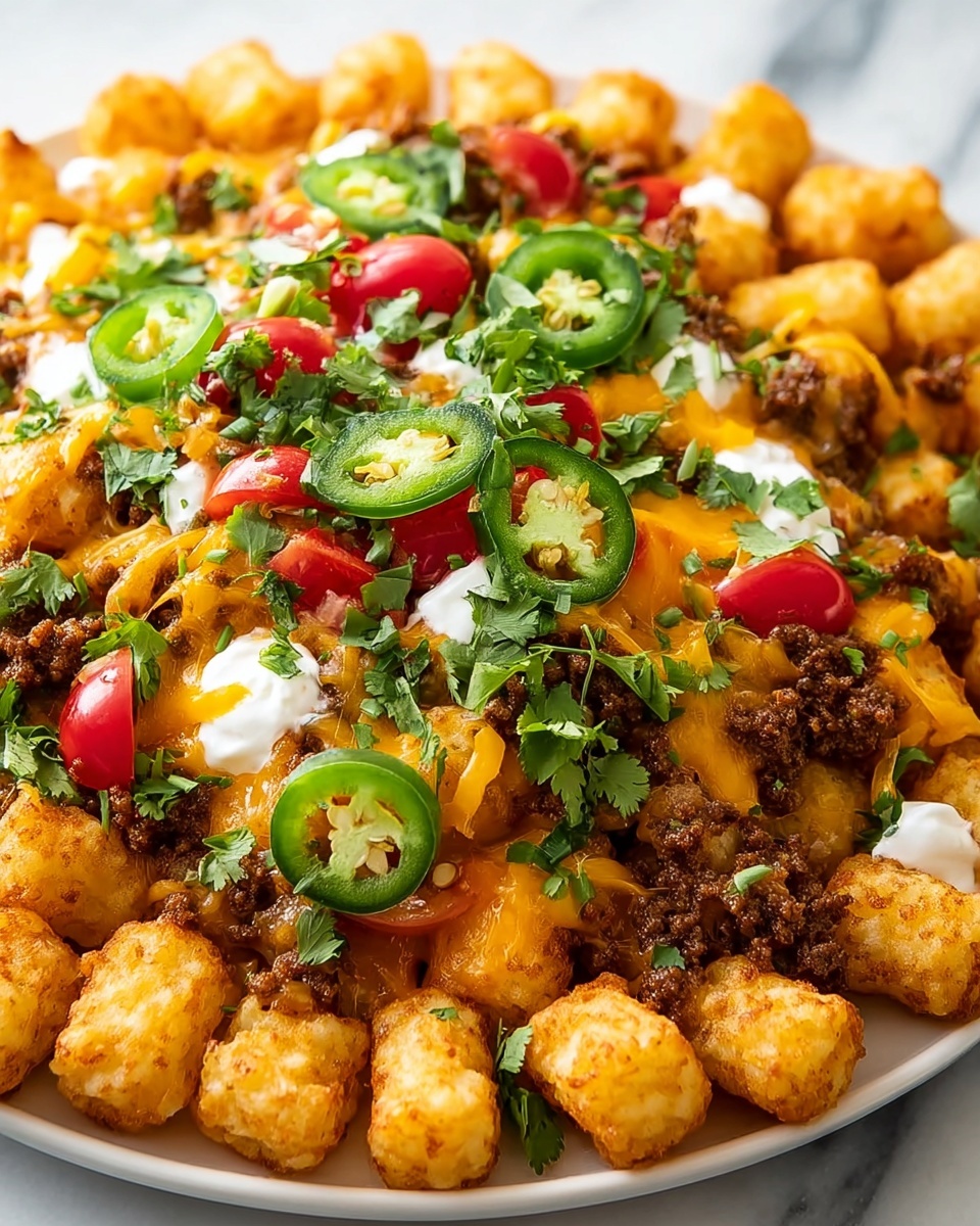Tachos (Tater Tot Nachos) Recipe - Recipe Image