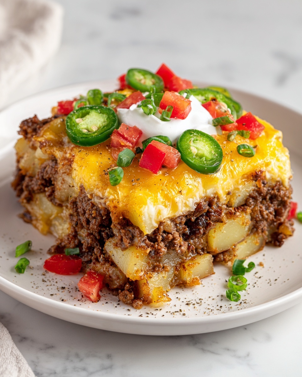 Cheeseburger Tater Tot Nachos Recipe - Recipe Image