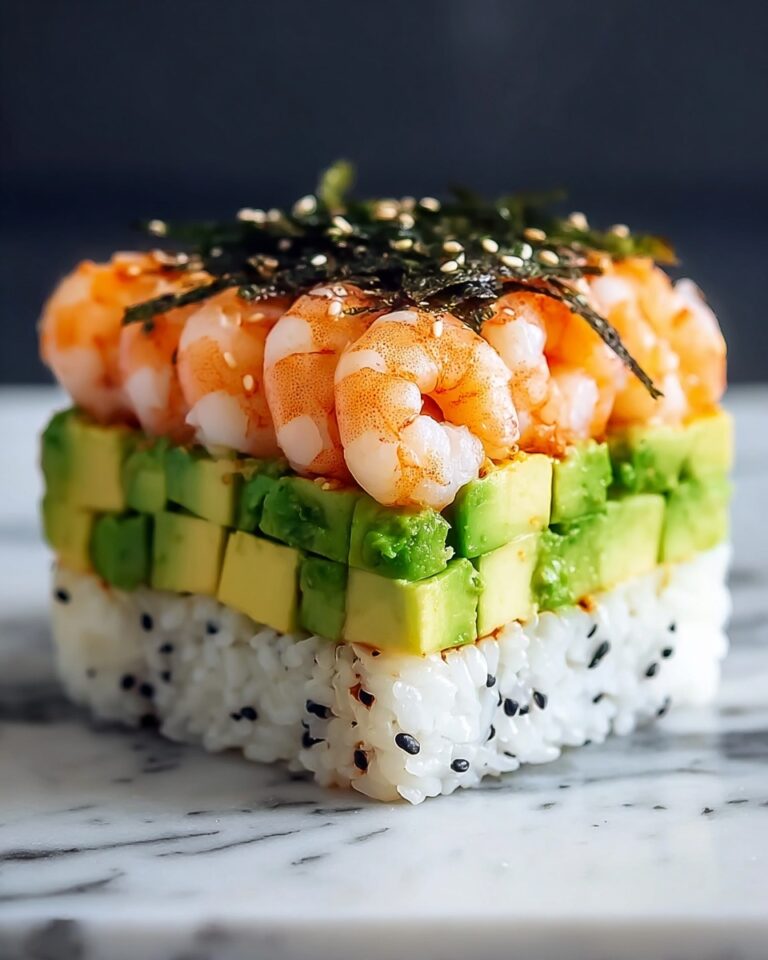 Spicy Shrimp Sushi Stacks Recipe