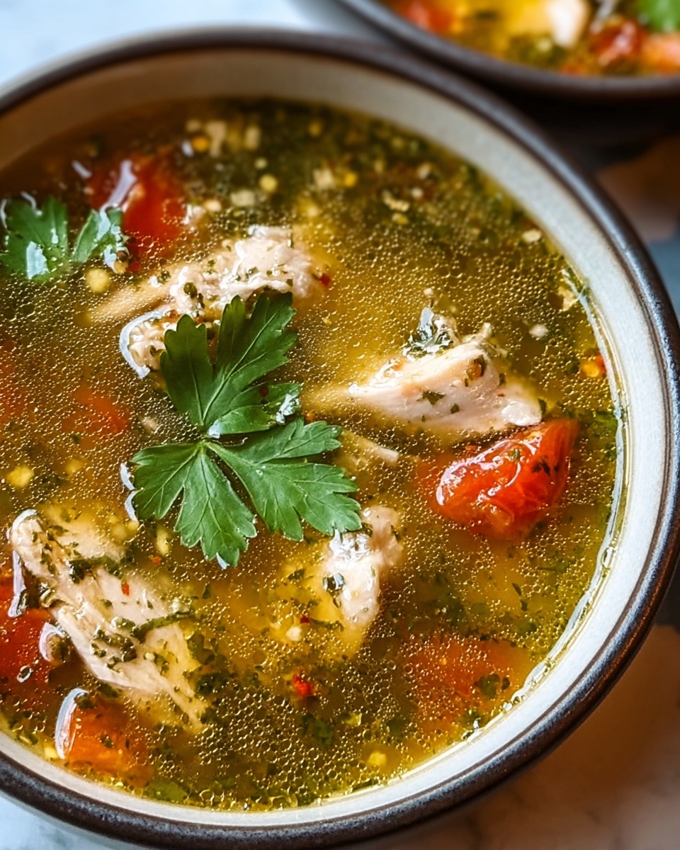 Easy Green Chili Chicken Soup Recipe - Recipe Image