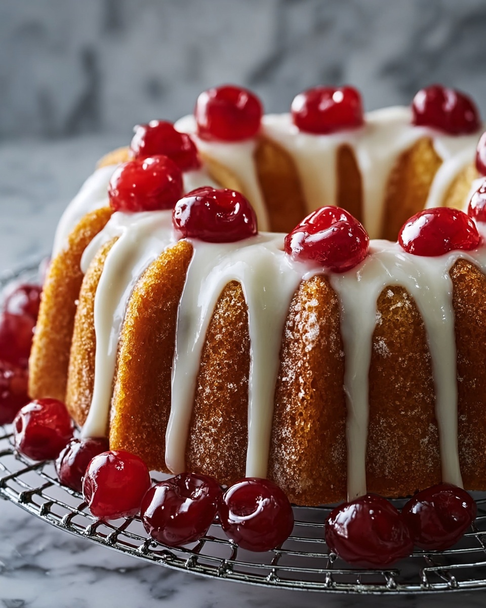 Cherry Bundt Cake Recipe - Recipe Image
