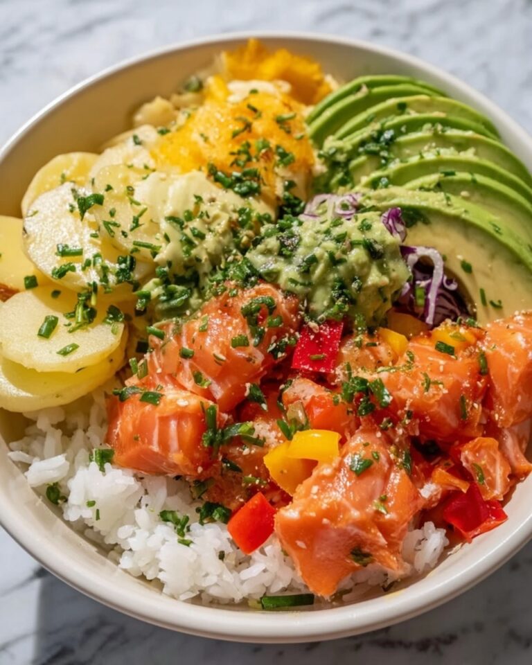 Coconut Rice Salmon Bowl Recipe