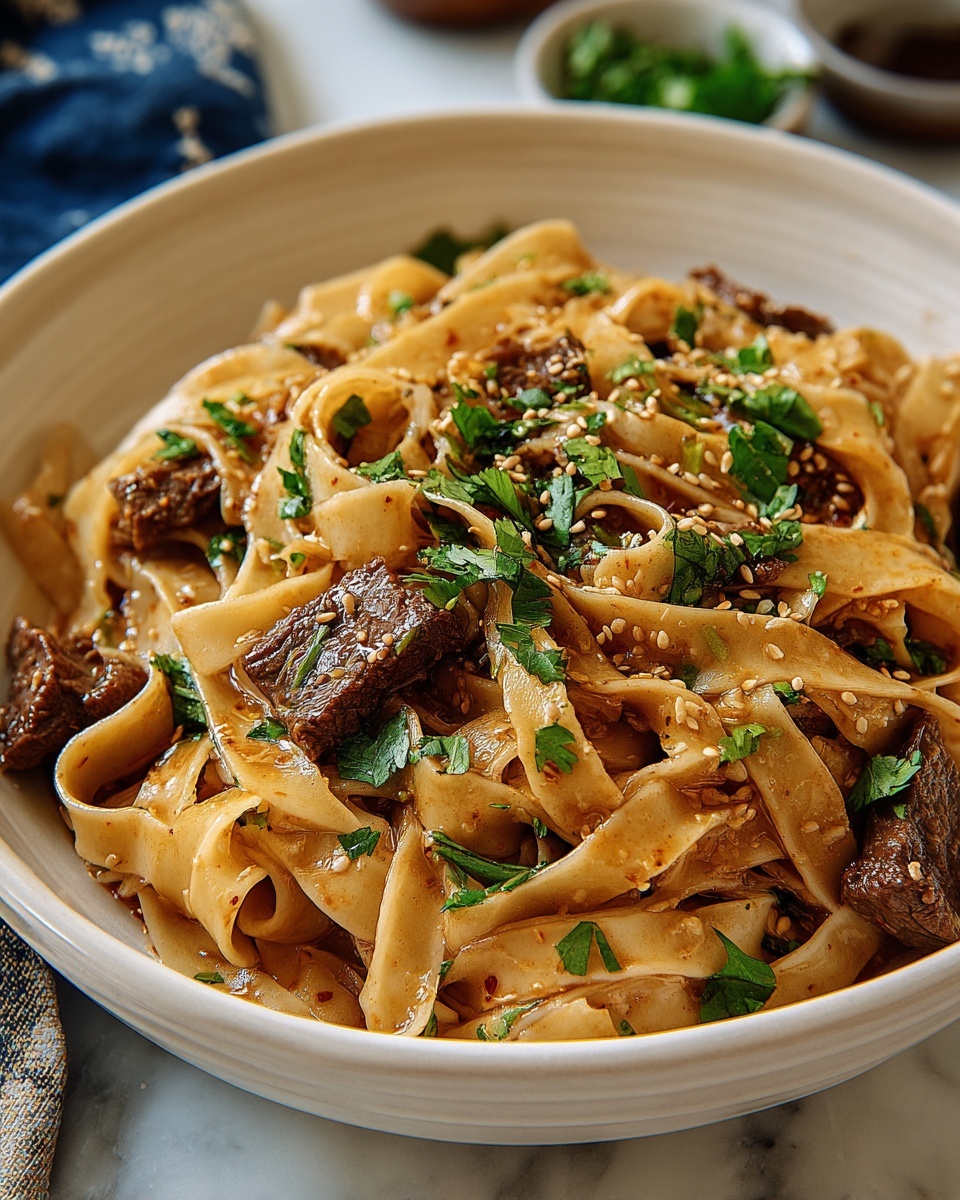 Cumin Lamb Noodles Recipe - Recipe Image