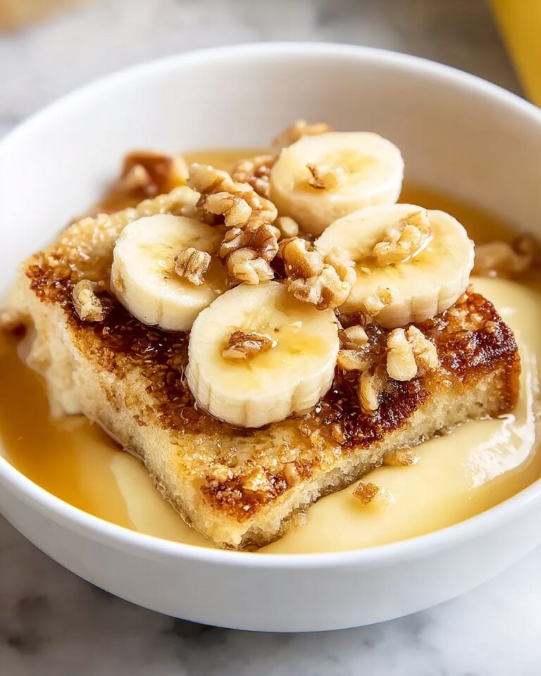 Greek Yogurt Banana Maple Bread Pudding Recipe