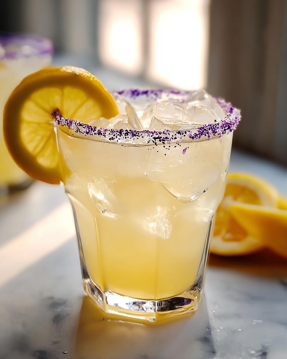 Lemon Lavender Margaritas Recipe - Recipe Image
