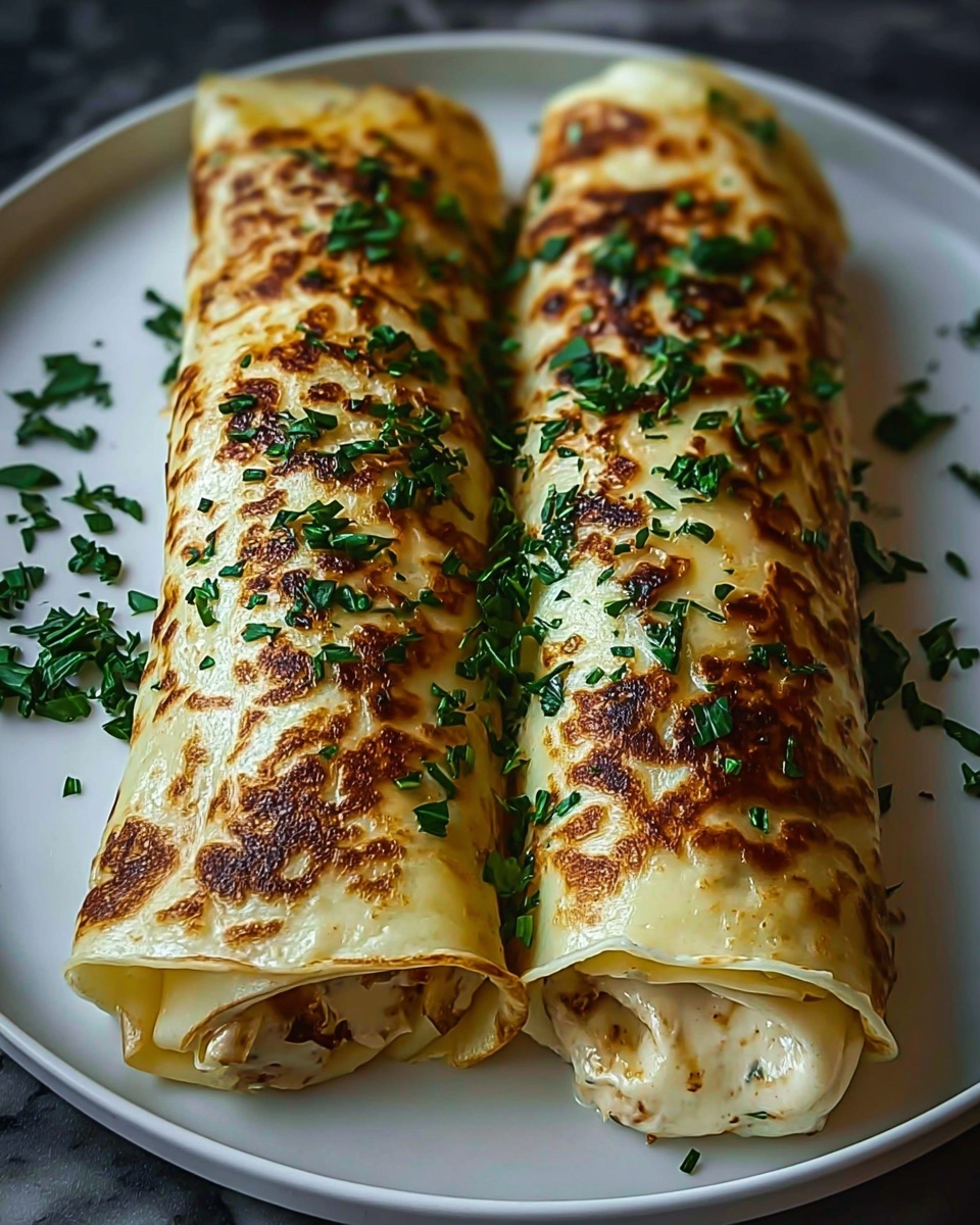 Cheesy Garlic Chicken Wraps: A Deliciously Easy Recipe for Dinner Recipe - Recipe Image