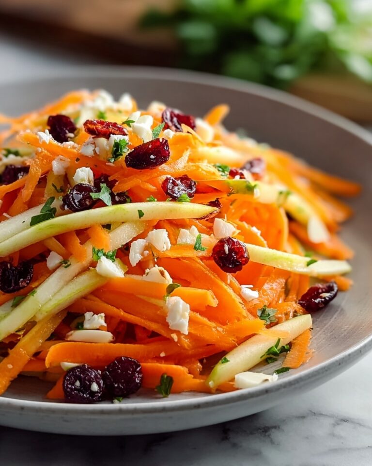 Crunchy Apple & Carrot Salad with Creamy Citrus Dressing Recipe