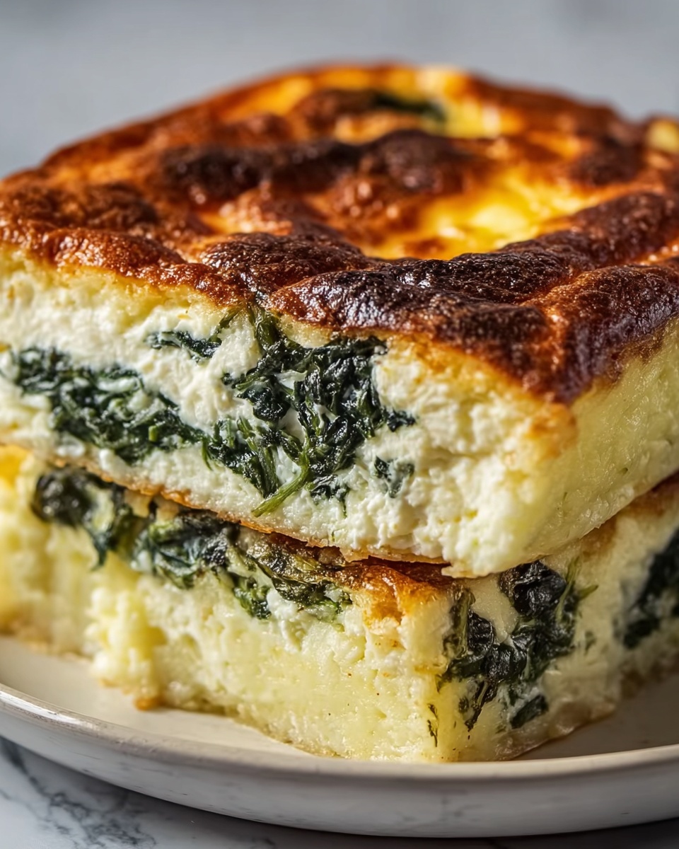 Easy Spinach Feta Baked Omelets Recipe - Recipe Image