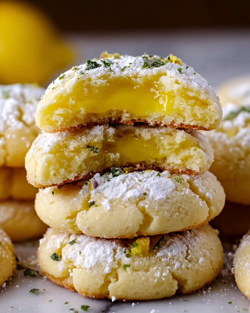 Zesty Lemon Meltaway Cookies Recipe - Recipe Image