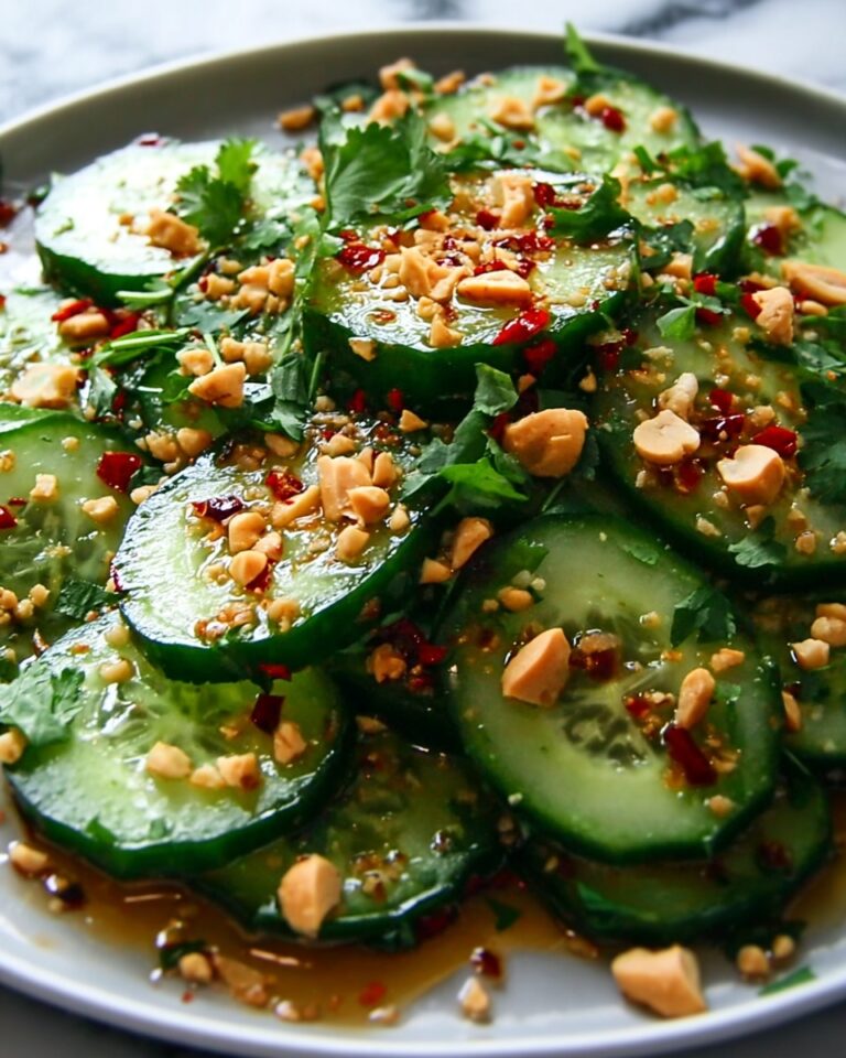 Peanut & Chili Oil Cucumber Salad Recipe