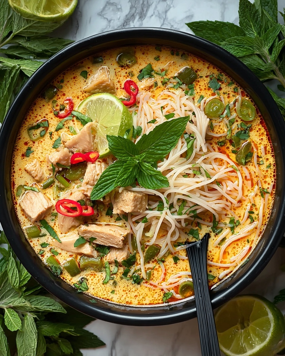 Thai Red Curry Noodle Soup Recipe - Recipe Image
