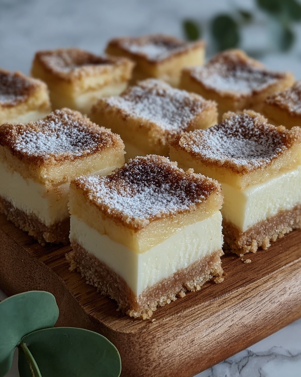 Cinnamon Churro Cheesecake Bars Recipe - Recipe Image