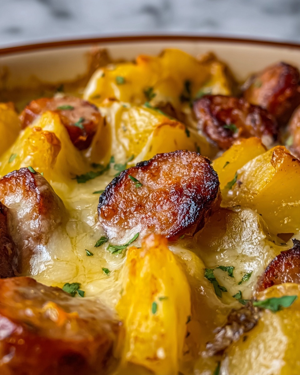 Oven-Roasted Smoked Sausage and Potatoes Recipe - Recipe Image