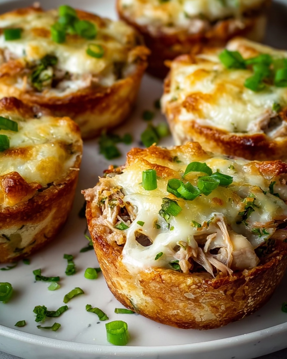 Toasty Tuna Melt Muffin Stacks Recipe - Recipe Image