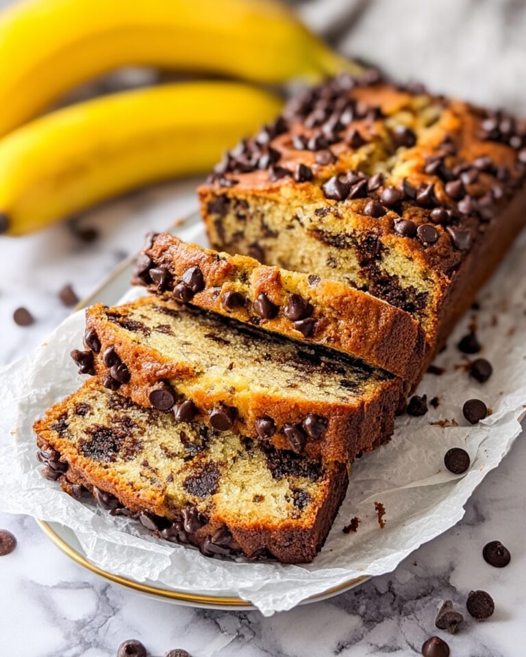 Super Moist Chocolate Chip Banana Bread Recipe