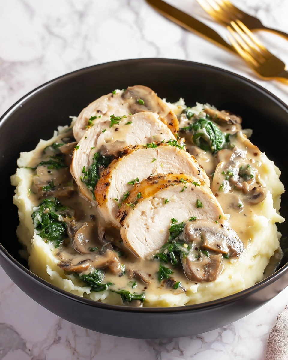 Creamy Chicken Florentine Skillet Recipe - Recipe Image