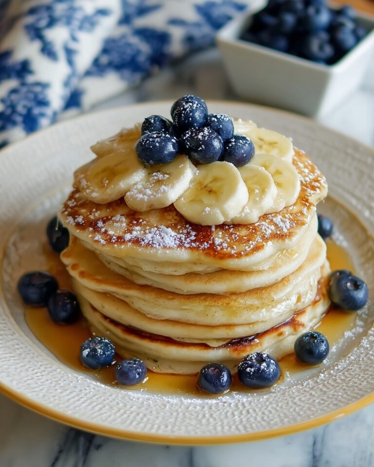 Fluffy Greek Yogurt Pancakes Recipe