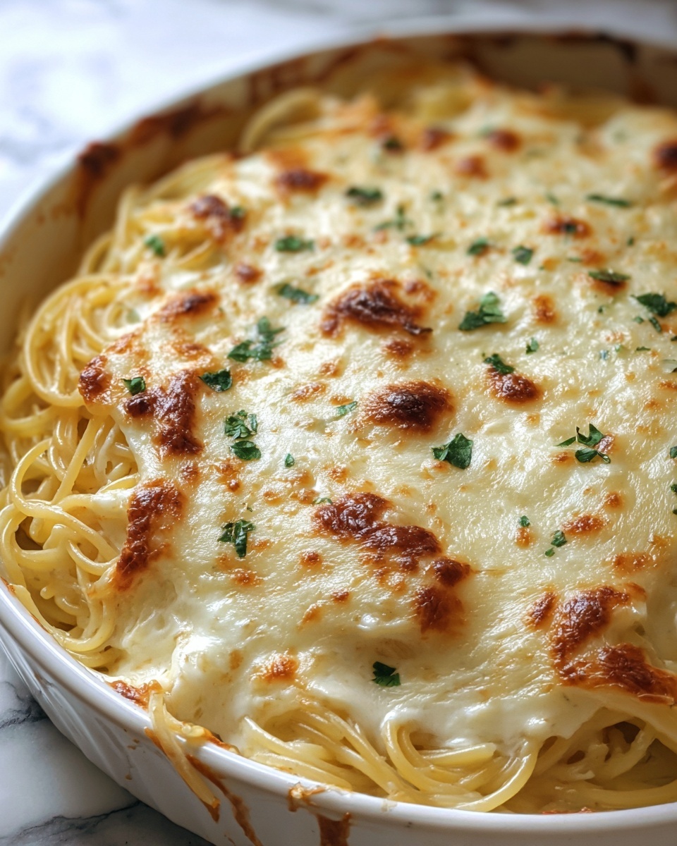 Baked Cream Cheese Spaghetti Recipe - Recipe Image