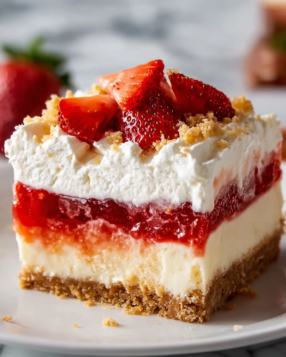 Strawberry Shortcake Cheesecake Recipe - Recipe Image