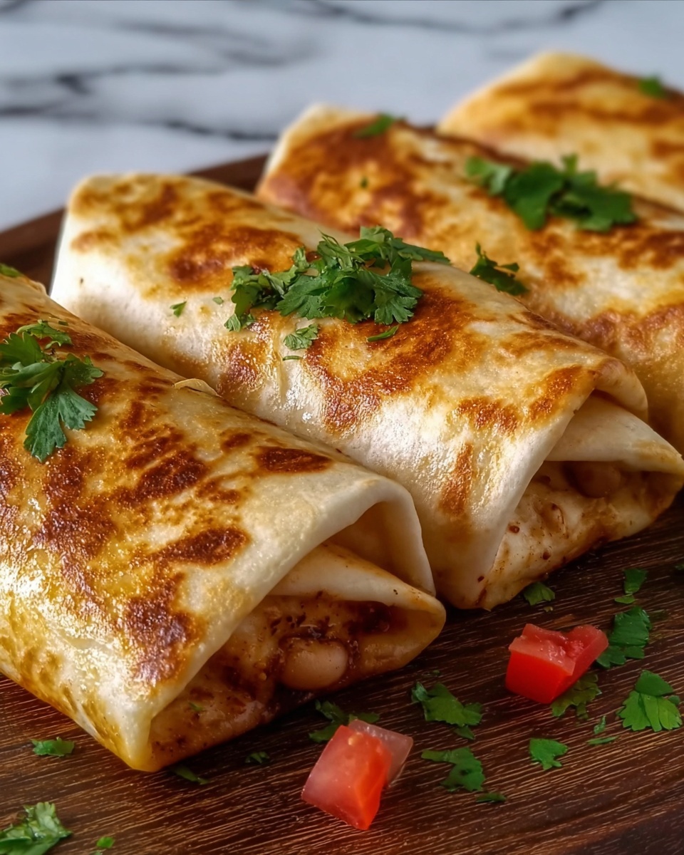 Baked Chicken Chimichangas Recipe - Recipe Image