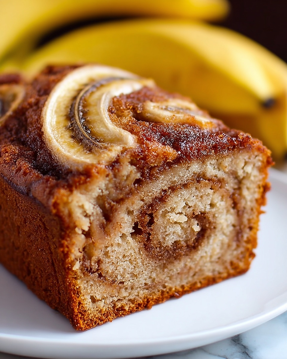 Flourless Cinnamon Swirl Banana Bread Recipe - Recipe Image