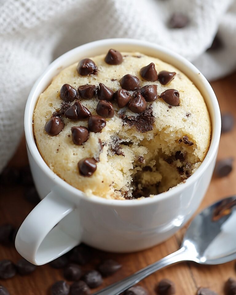 Chocolate Chip Mug Cake Recipe